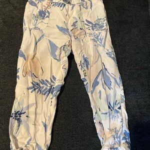 Old Navy Casual Blue and Cream Joggers